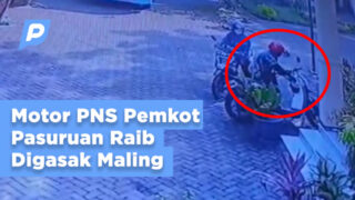 Diparkir di Halaman, Motor PNS Pemkot Pasuruan Digasak Maling