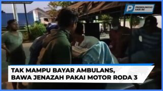 Tak Mampu Bayar Ambulans, Warga Dringu Bawa Jenazah Pakai Motor Roda 3