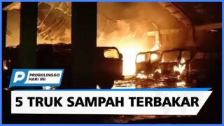 5 Truk Sampah TPA Anggrek Terbakar Saat Diparkir