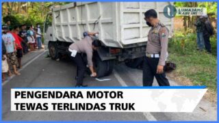 Truk Mengalami Selip di Karanganom, Pengendara Motor T3was Terlindas