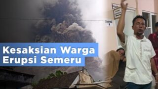 Kesaksian Warga Erupsi Semeru