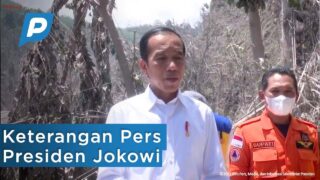 Keterangan Pers Presiden Jokowi usai Tinjau Lokasi Terdampak Erupsi Gunung Semeru