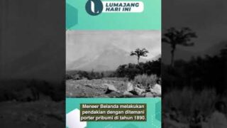 Simak Foto-Foto Penampakan Semeru di Zaman Belanda