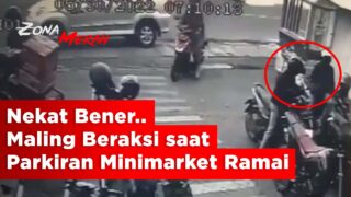 Duh! Motor di Minimarket Kota Pasuruan Dicuri