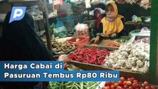 Meroket, Harga Cabai di Pasuruan Tembus Rp80 Ribu