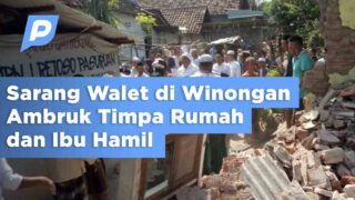 Rumah di Winongan Tertimpa Sarang Walet, Bumil Jadi Korban