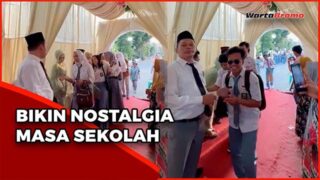 Kompak! Tamu Undangan Ini Hadiri Pesta Pernikahan Pakai Seragam SMA