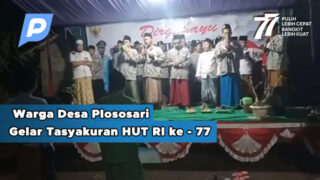 Warga Desa Plososari Gelar Tasyakuran HUT RI ke – 77