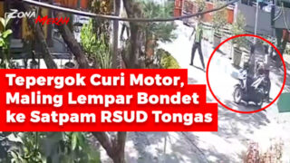 Curi Motor, Maling Lempar Bondet ke Satpam RSUD Tongas