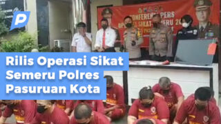 LIVE! Rilis Operasi Sikat Semeru Polres Pasuruan Kota
