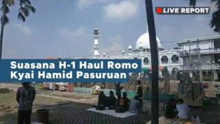 Suasana H-1 Haul Romo Kyai Hamid Pasuruan