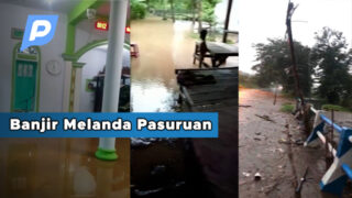 Diguyur Hujan Berjam-jam, Sejumlah Wilayah di Pasuruan Terendam Banjir