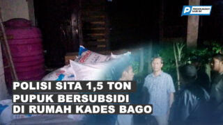 Polisi Menyita 1,5 Ton Pupuk Bersubsidi di Rumah Kades