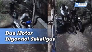 Nekat! Maling di Kraton Curi Dua Motor Sekaligus