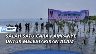 Hari Santri, 10 Ribu Mangrove Ditanam di Pesisir Pantai Rejoso