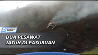 Dua Pesawat TNI AU Jatuh di Pasuruan