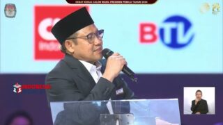 Pertanyaan ‘Ajaib’ Gibran Bikin Cak Imin Bingung di Debat Cawapres