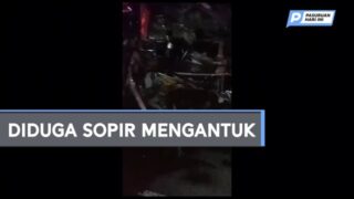 Bus Rombongan SMK Ngasem Bojonegoro Kecelakaan