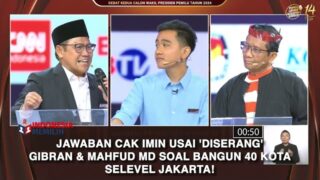 JAWABAN Cak Imin Usai ‘DISERANG’ Gibran & Mahfud MD Soal Bangun 40 Kota Selevel Jakarta!