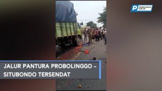 Kecelakaan Lalulintas Melibatkan 4 Kendaraan di jalur Pantura Probolinggo-Situbondo