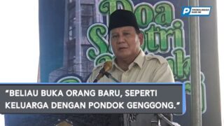 Prabowo Subianto Sambangi Ponpes Zainul Hasan Genggong