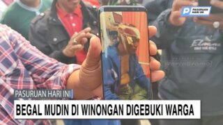 Begal Mudin di Winongan Digebuki Warga