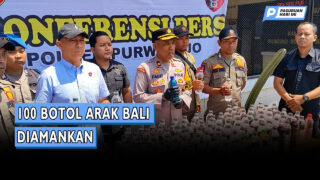 Bawa Ratusan Botol Arak Bali, Pikap Ditahan Polisi