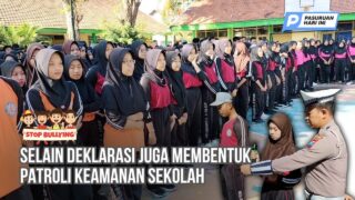 Ratusan Siswa SMAN 4 Kota Pasuruan Deklarasikan Gerakan Anti Bullying