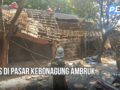 Ambruk! Kios di Pasar Kebonagung Runtuh