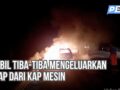 Minibus Terbakar di Tol Gempas, Semua Penumpang Selamat