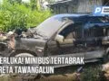 Minibus Tersambar Kereta, 5 Penumpang Luka-Luka