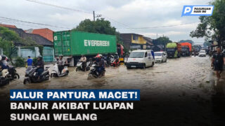 Banjir Rendam Jalur Pantura Pasuruan Lalu Lintas Macet Parah!