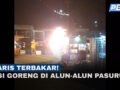 Kebakaran Nasi Goreng di Alun-alun Pasuruan, Gas Elpiji Bocor Jadi Penyebab