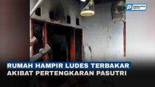 Rumah Hampir Ludes Terbakar Akibat Pertengkaran Pasutri di Probolinggo