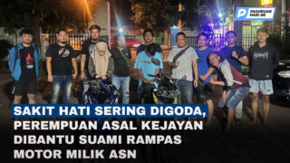 Sakit Hati Sering Digoda, Perempuan Asal Kejayan Dibantu Suami Rampas Motor Milik ASN asal Nguling